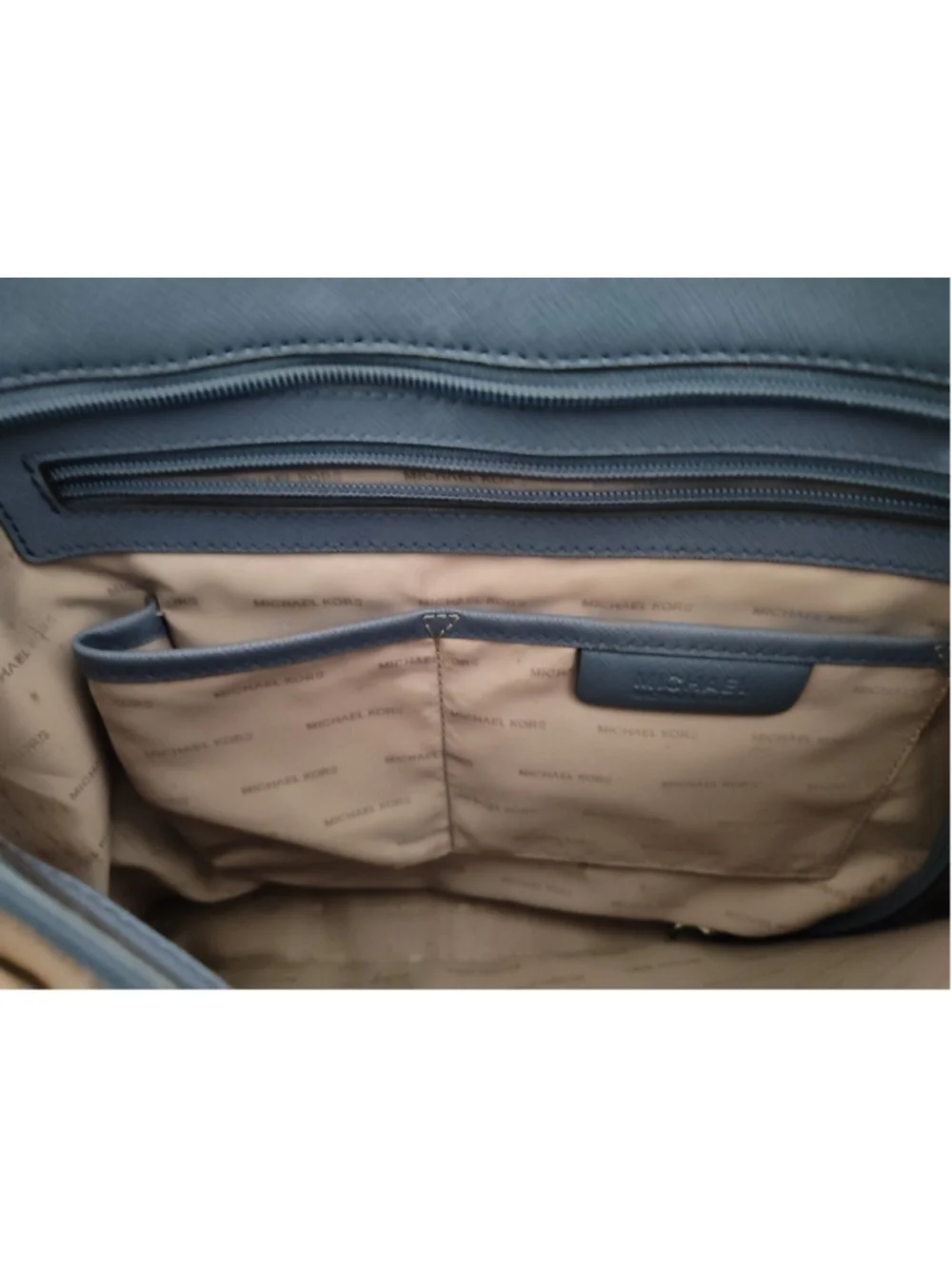 Michael Kors Cornflower Blue Leather Padded Handbag